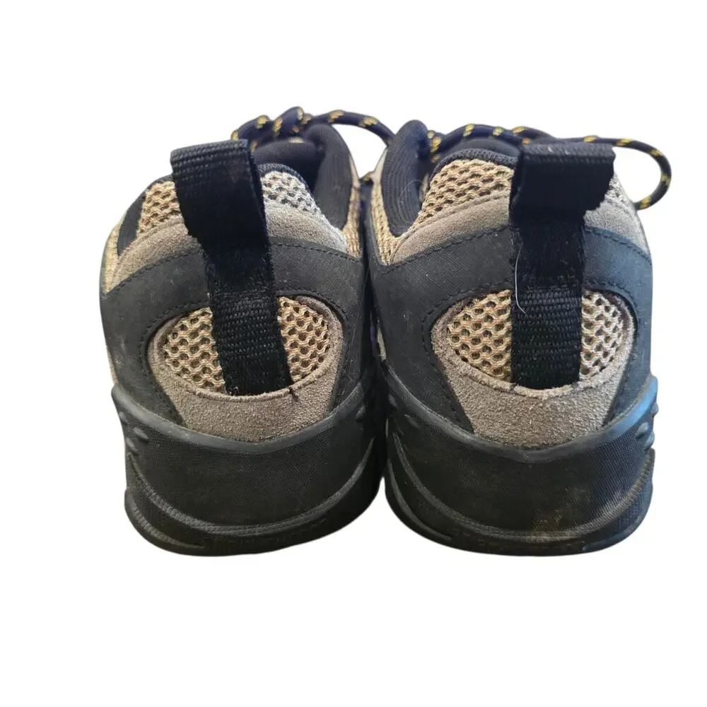 Merrell J31281 Men's Size 8 Hiking Trail Shoes Gray Yellow Mesh Leather Air...